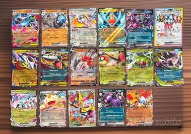 Lotto 17 carte pokemon EX holo