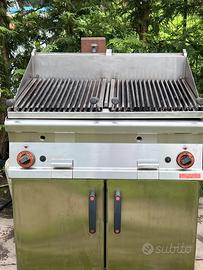 Barbecue griglia pietra lavica Lotus