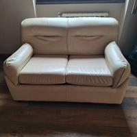 DIVANO LETTO IN PELLE 2 POSTI