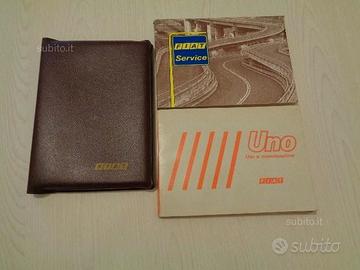 Libretto uso e manutenzione Fiat Uno 1984