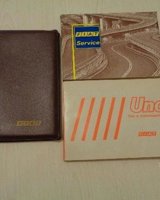 Libretto uso e manutenzione Fiat Uno 1984