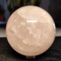 Sfera di Cristallo 753g Minerale Quarzo Rosa