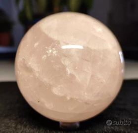 Sfera di Cristallo 753g Minerale Quarzo Rosa