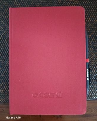 CASE IH - Agenda rossa non datata e penna 