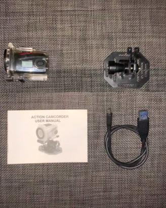 Action Camera Sport, Waterproof IP68.