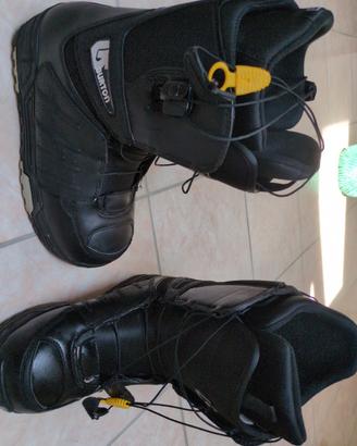 stivali burton snowboard - taglia 9,5 (42,5)