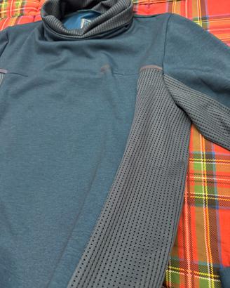 Felpa Tecnica Nike Uomo – Blu – Collo Alto