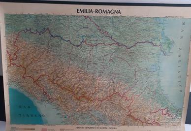Cartina geografica Emilia Romagna