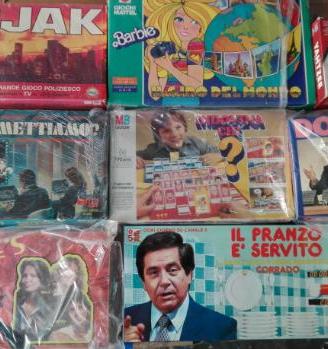 Giochi di società vintage, Corrado,mike,Barbie,etc