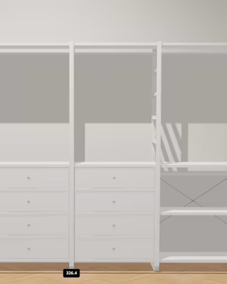 IKEA ELVARLI – Sistema componibile cabina armadio