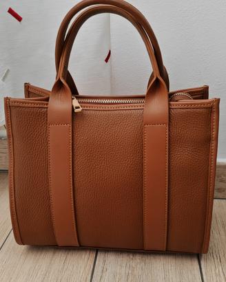 Borsa mano/ tracolla in VERA PELLE – Made in Italy