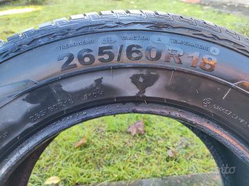 4 Pneumatici 265/60 R18 M+S come nuovi