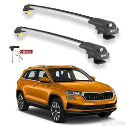Barre Portatutto TURTLE AIR1  Silver - Skoda Karoq