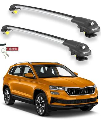 Barre Portatutto TURTLE AIR1  Silver - Skoda Karoq
