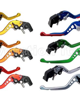 Coppia di Leve Freno Frizione Regolabili per Moto