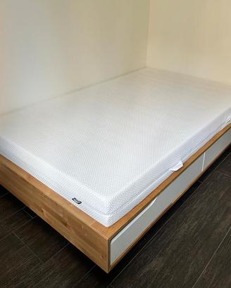 Letto con cassetti completo di materasso