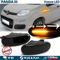 Frecce LED Dinamiche per Fiat PANDA 3 Nere Canbus