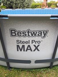 Piscina Bestway Steel Pro Max come nuova