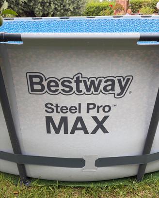 Piscina Bestway Steel Pro Max come nuova