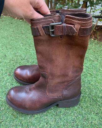 Stivale donna diesel pelle