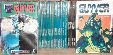 Fumetti manga Guyver sequenza completa 1-36 + VHS