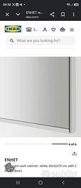 Mobile a specchio con ante ikea