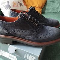 francesine basse blu donna 