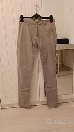 Bruno Leoni Pantaloni Slim Grigio Uomo 44