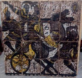 Pannello in maiolica