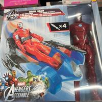 stautette Iron-man e spider-man