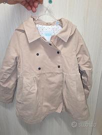 Trench Okaidi -Obaibi bambina taglia 3 anni 98 cm