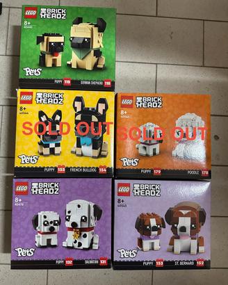 Lego Brickheadz Serie Pets Cuccioli Cani