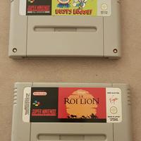 2 giochi super NINTENDO snes 