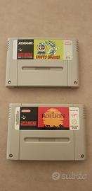 2 giochi super NINTENDO snes 