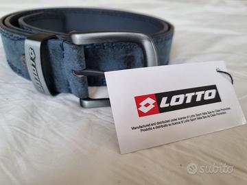 Cintura blu scamosciata, nuova, 130 cm, da 39 a 19