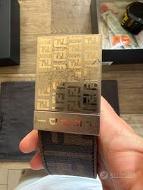 Cintura fendi double face