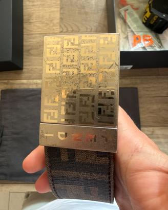 Cintura fendi double face