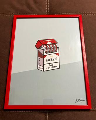 Quadro “AirMax1 – Crea dipendenza”