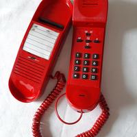 telefono vintage inSIP SIEMENS Miniset 310 rosso