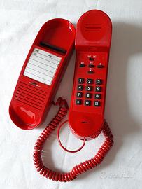 telefono vintage inSIP SIEMENS Miniset 310 rosso