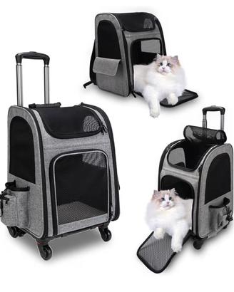 Trasportino per Cani Gatti Fino a 15 Kg con ruote