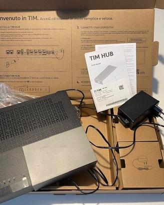 Modem Router Tim HUB FTTH FTTC Completo e funziona