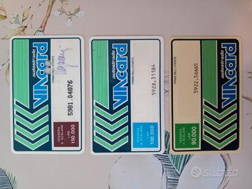 tessere viacard da collezione rare