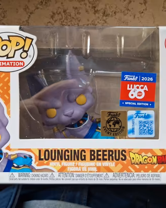 Funko Pop Beerus #2500 Lucca Comics 2026 Esclusivo
