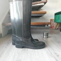 stivali impermeabili donna neri da pioggia n. 40