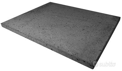 Piastra griglia in pietra lavica 40X30X2 barbecue