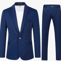 vestito completo colore blu taglia 3xl