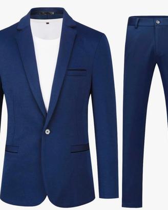 vestito completo colore blu taglia 3xl