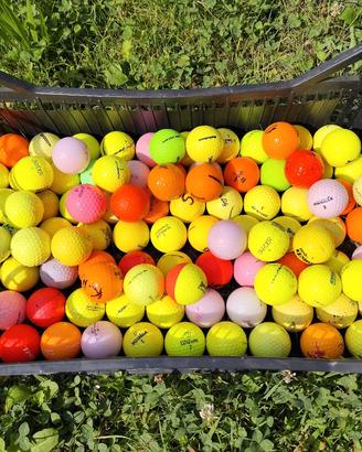 100 palline da golf colorate