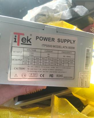 iTek Energy PIV 500W Alimentatore 24 pin